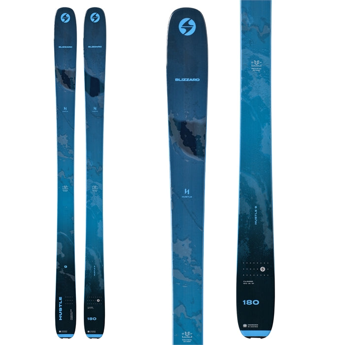 2023 Blizzard Hustle 9 Skis Topsheet and Base Graphic