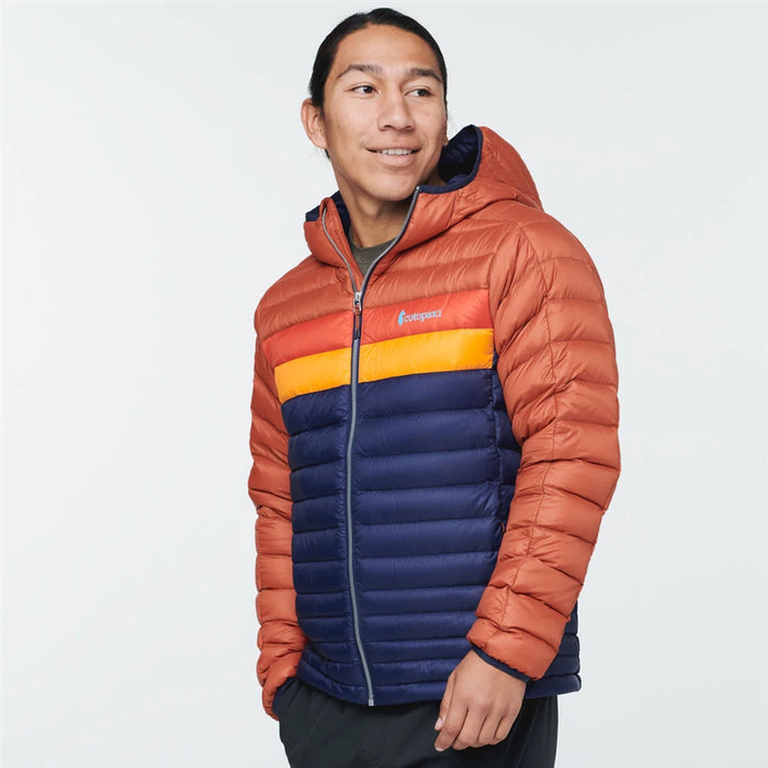 Cotopaxi Men's Fuego Down Hooded Jacket Spice Maritime