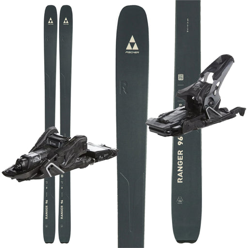 Fischer Ranger 96 FR Dark Grey/Sand Skis W/ Salomon Shift 13 MNC Bindings - 2023