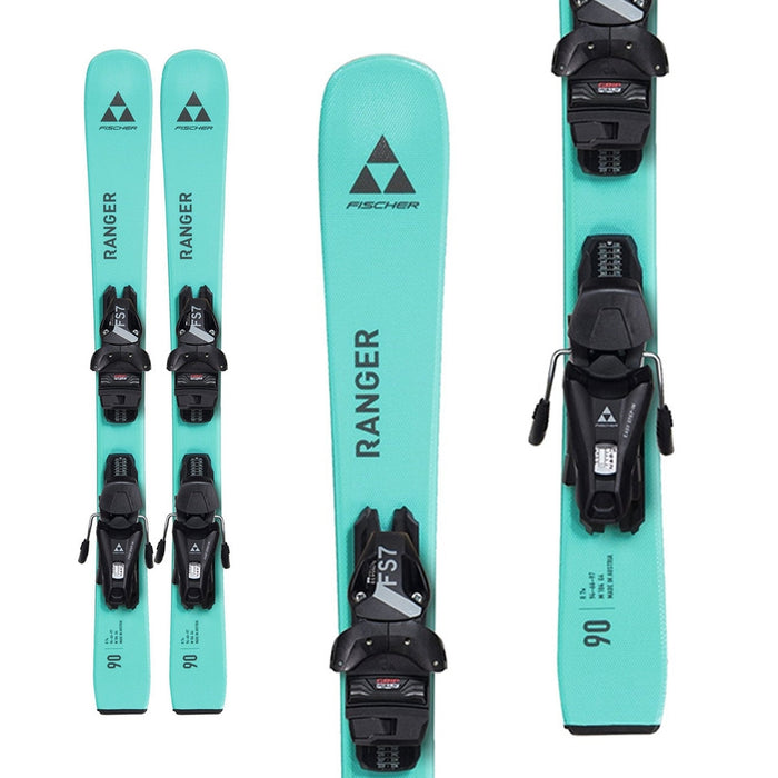 Fischer Ranger JR (70-120) Skis W/ FS4 Bindings - 2023