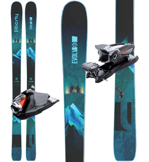 Liberty Evolv 90 Skis W/ Look SPX 12 Bindings - 2023