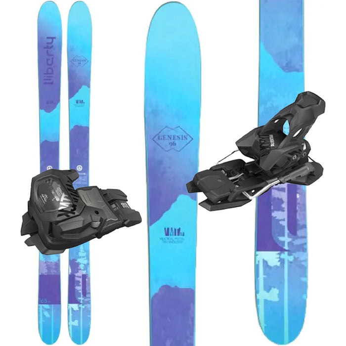 Liberty Genesis 96 Women's Skis W/ Tyrolia Attack 14 - 2023