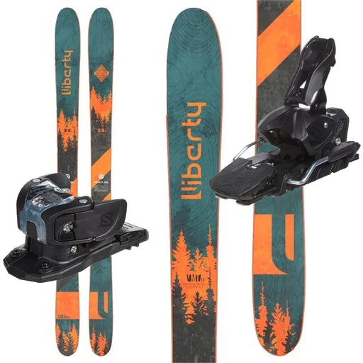 Liberty Origin 106 Skis W/ Salomon Warden 13 Bindings - 2023