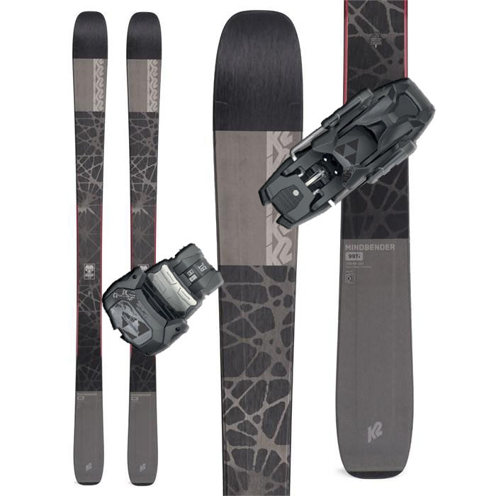 K2 Mindbender 99Ti Skis W/Attack 13 Bindings - 2022