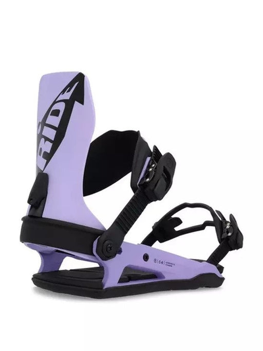 Ride C-6 Snowboard Bindings Digital Violet and Fire