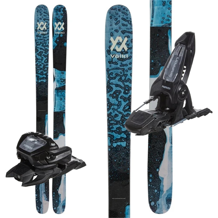 Volkl Revolt 104 Skis W/ Marker Griffon 13 ID (Black) Bindings - 2023