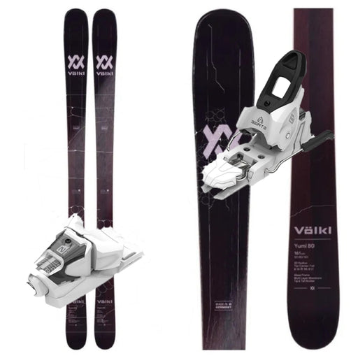 2023 Volkl Yumi 80 W/ Salomon Stage 11 GW Bindings (White)